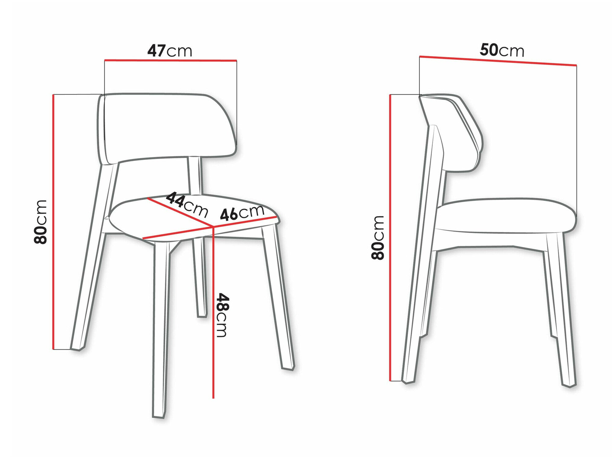 Stol Jackson 112 (Sort)