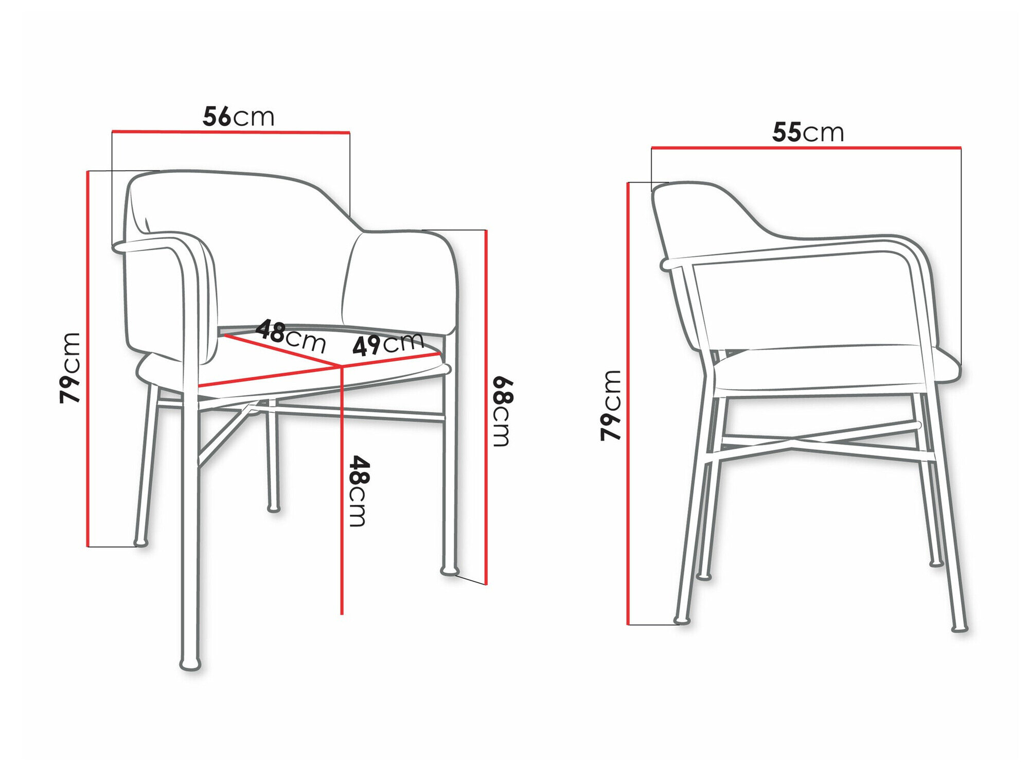 Stol Jackson 113 (Sort + Magic Velvet 2240)