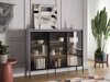 Dressoir Fernolu 108 (Grijs + Zwart)