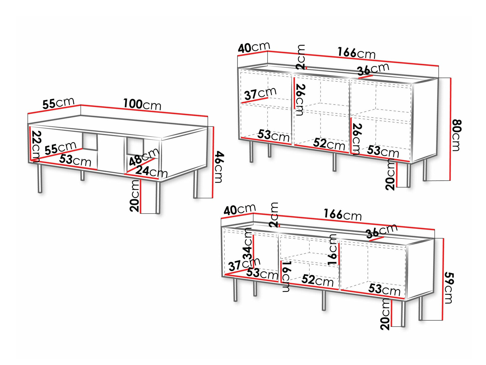 Stuemøbelsæt Sillen (Kashmir)