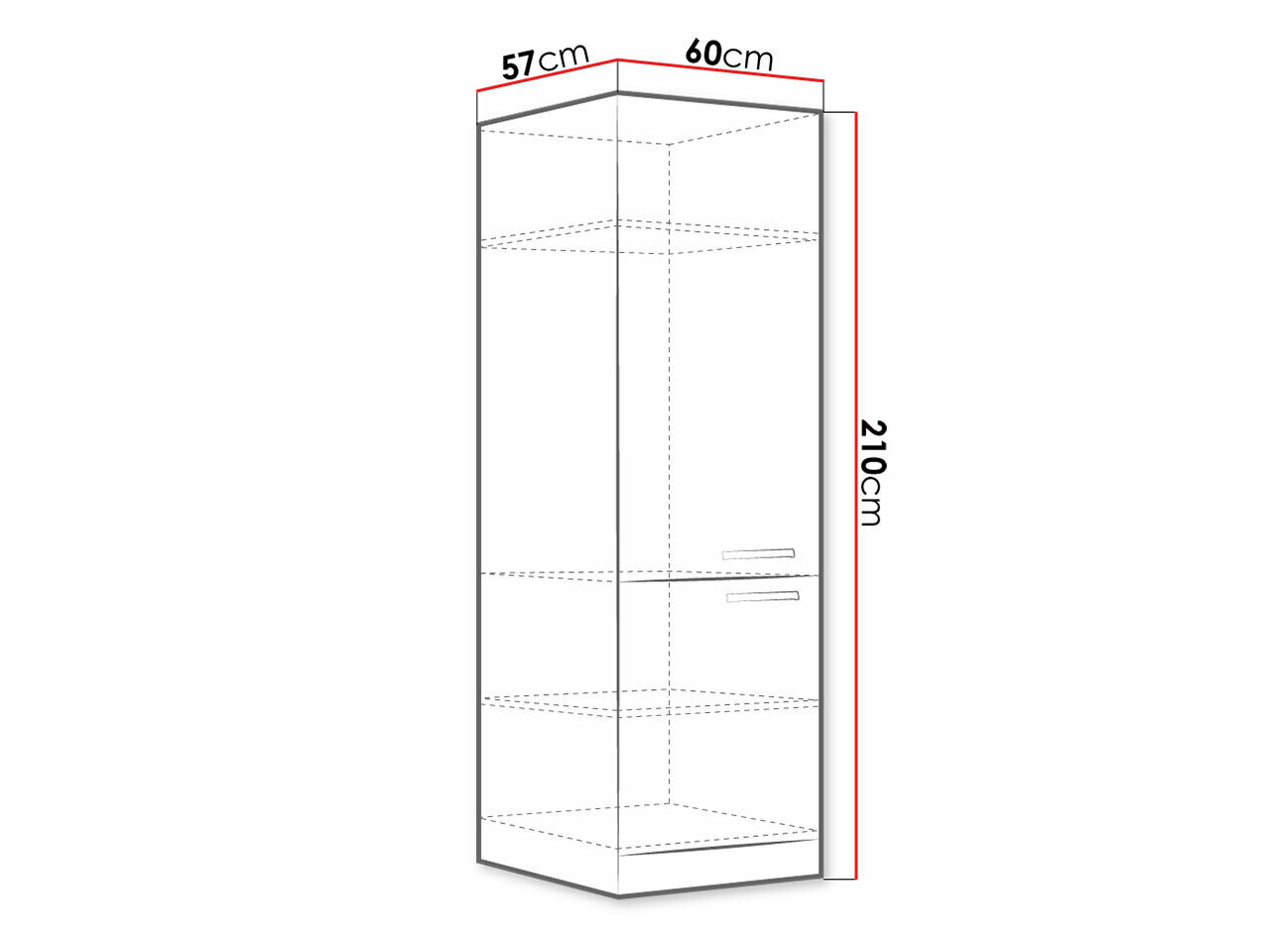 Modulaire kast met deuren Multi Grey 103