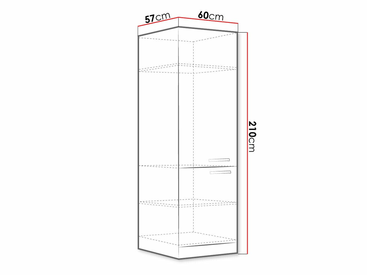 Modulaire kast met deuren Multi White 103