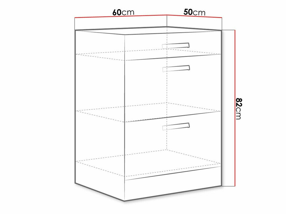 Modulaire kast met lades Multi Grey 105