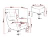 Fauteuil Comfivo Ulmus V (Poso 52)