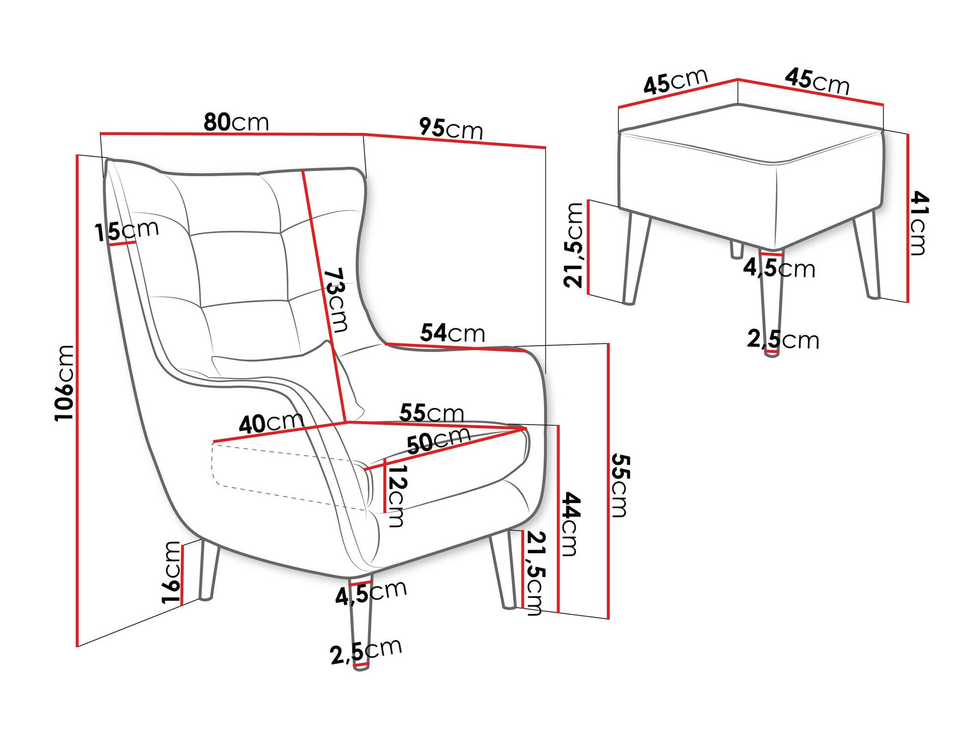 Lænestol Comfivo 381 (Poso 100)