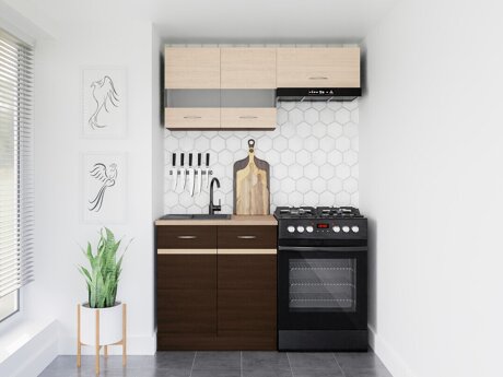 Modulaire keukenset Eli Dark 116