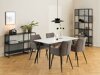 Scaun Norsica 856 (Negru + Gri deschis)
