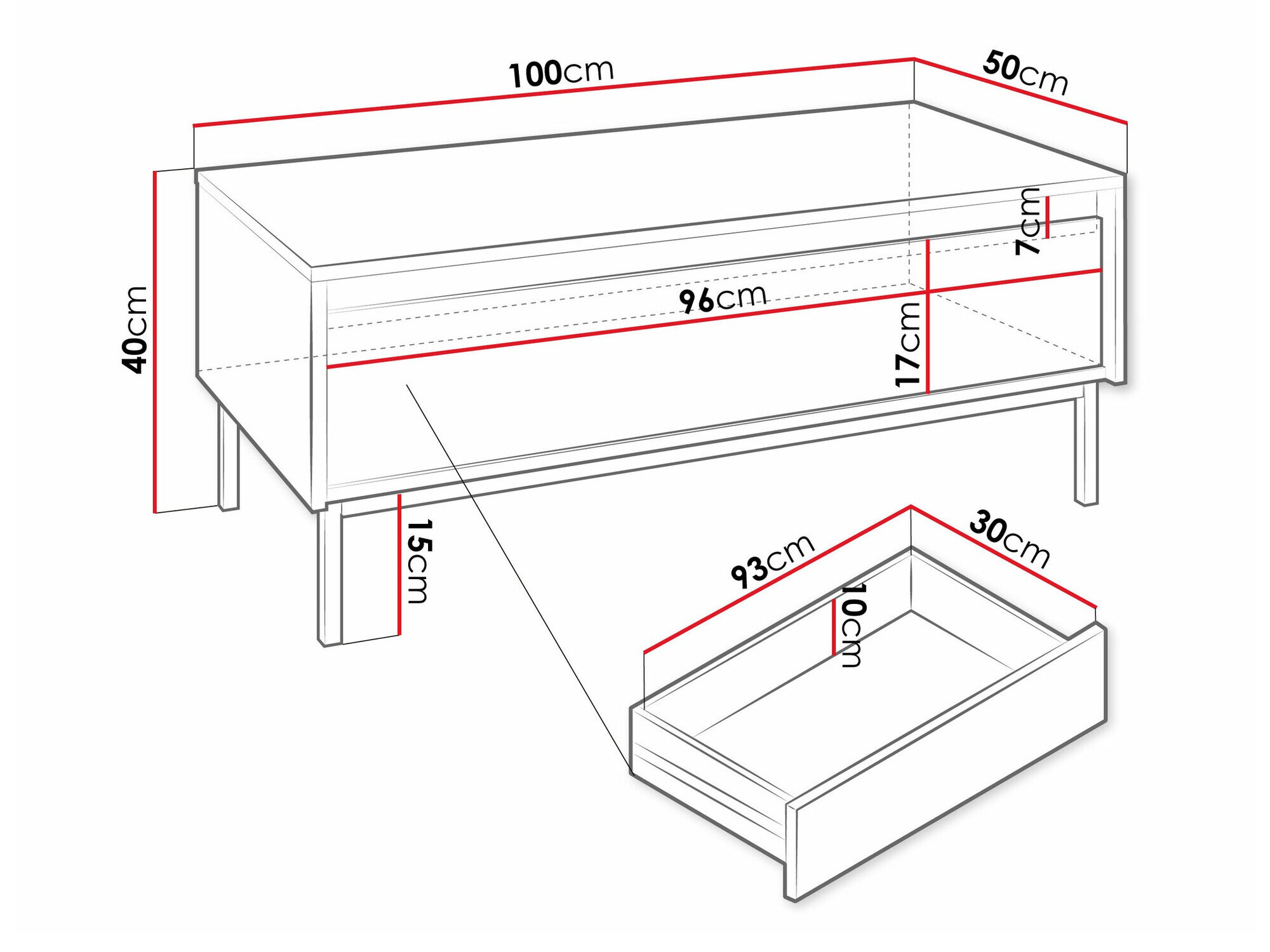 Sofabord Comfivo Delruva (Kashmir)