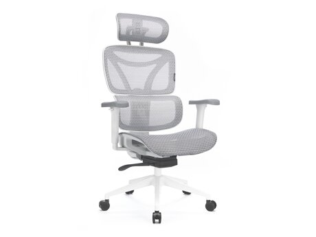 Bureaustoel Lodi 104 (Wit + Grijs)
