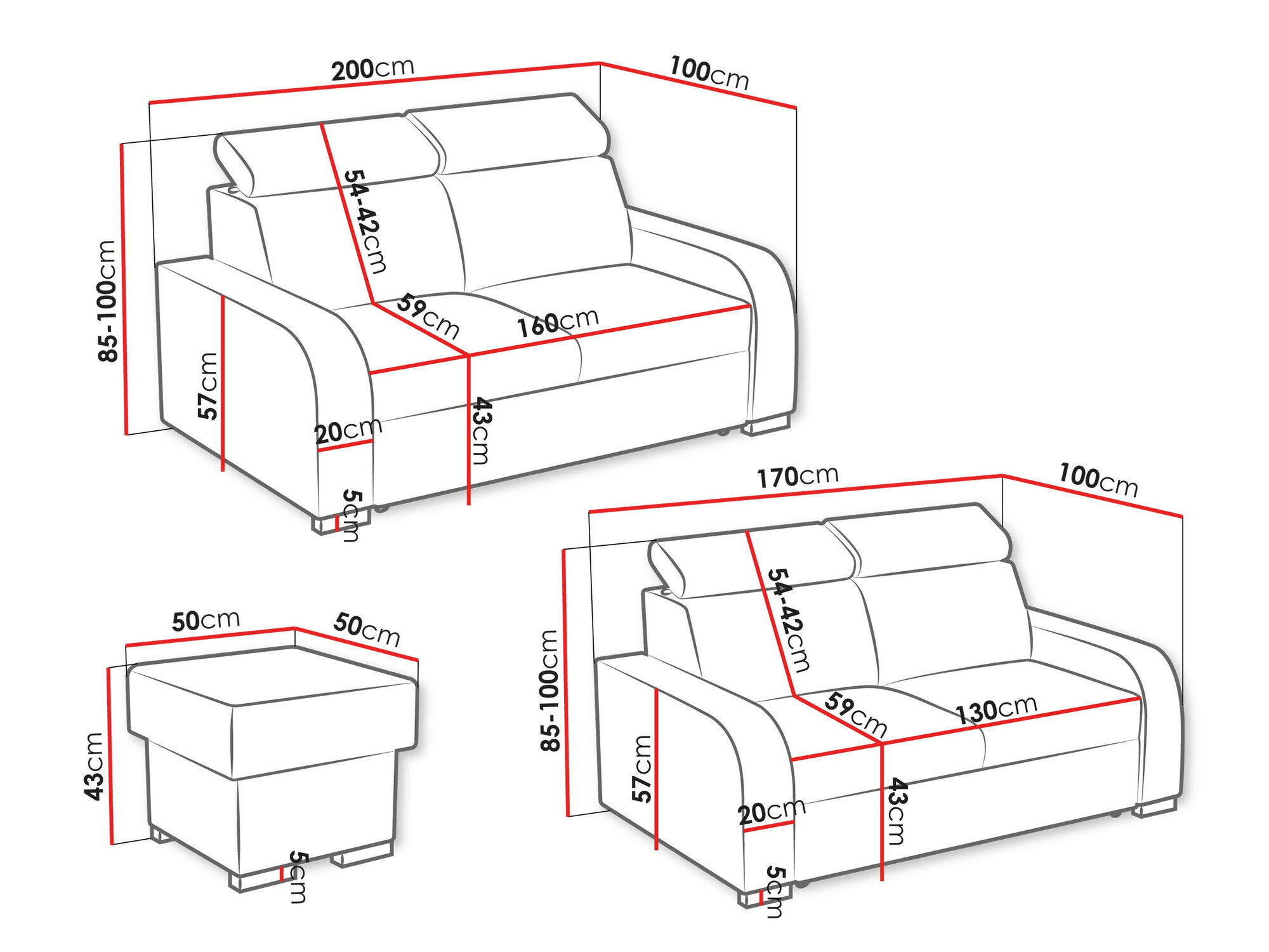 Polstret møbelsæt Etrcala 107 (Crown 11)
