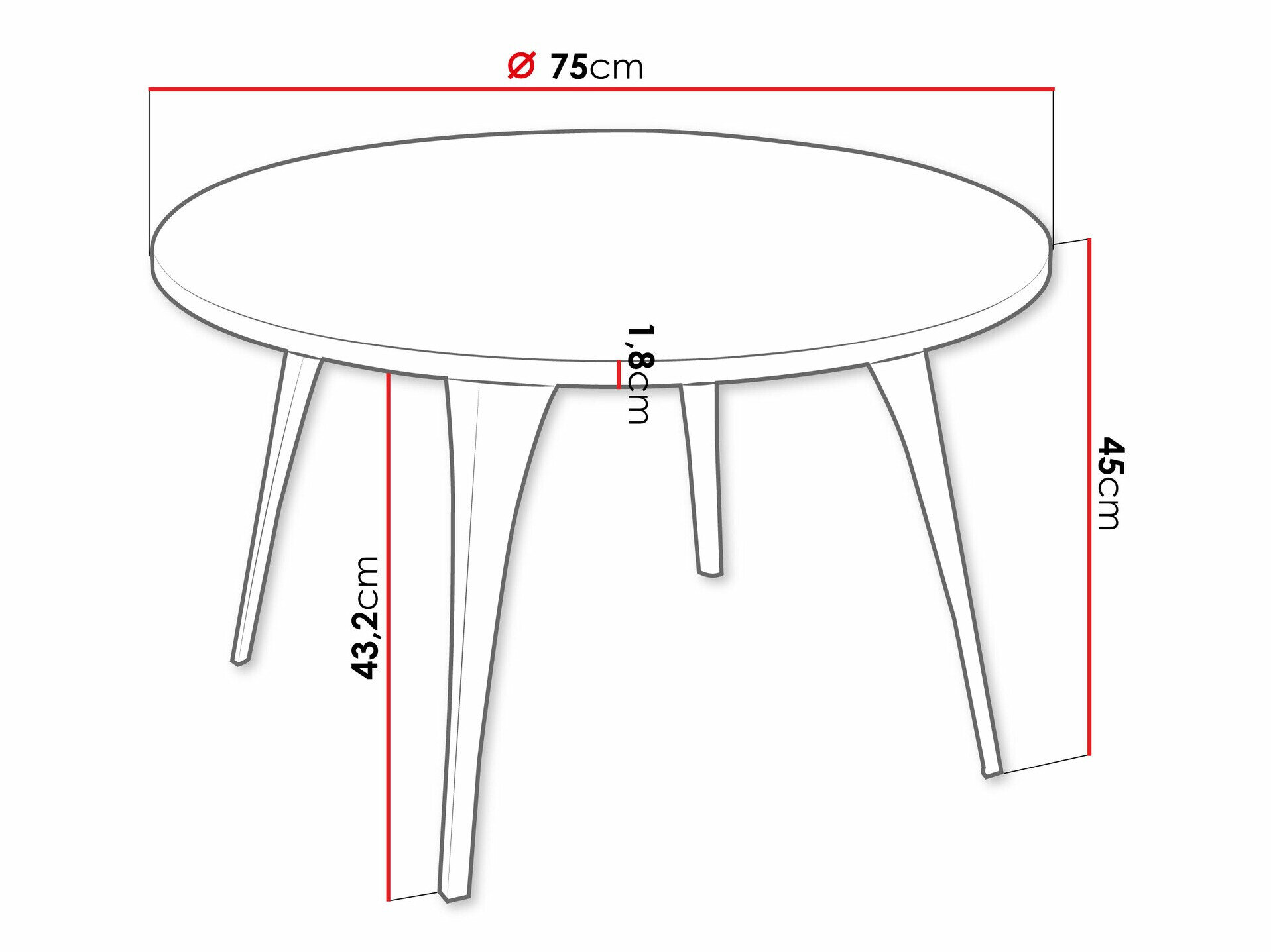Sofabord Oswego 126 (Craft gylden eg)