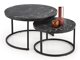 Salontafel set Houston 1832 (Zwart marmer)