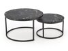 Salontafel set Houston 1832 (Zwart marmer)