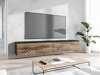 Meuble TV Sarasota 166 (Graphite + Chêne wotan)