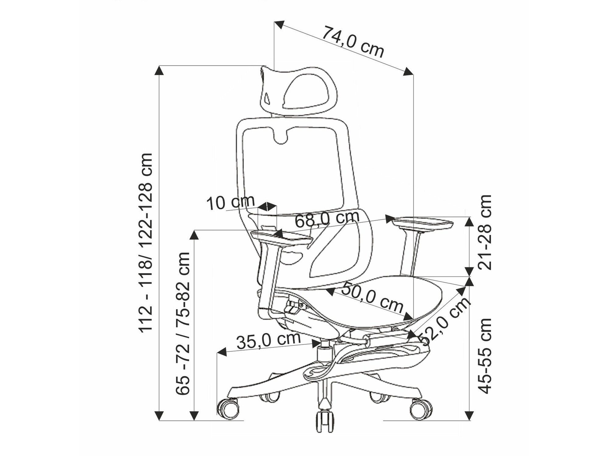 Kontorstol Houston 1844