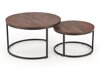Salontafel set Houston 1832 (Notenhout)