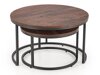 Salontafel set Houston 1832 (Notenhout)