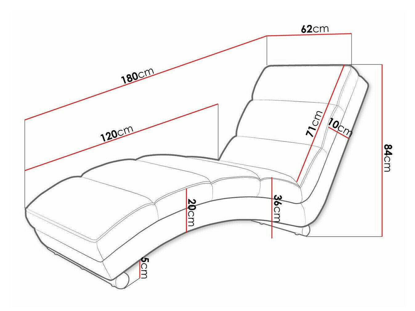 Chaiselong Comfivo 109 (Flow 22)
