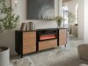 Dressoir Modus I (Zwart + Notenhout)