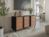 Dressoir Modus (Zwart + Notenhout)