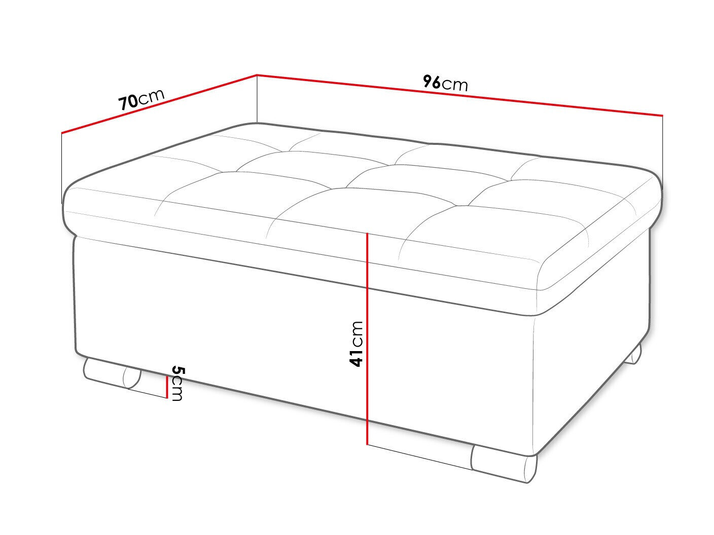 Polstret bænk Comfivo Gemma I (Flow 6)