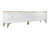 TV-meubel Comfivo 491 (Wit + Glanzend wit)