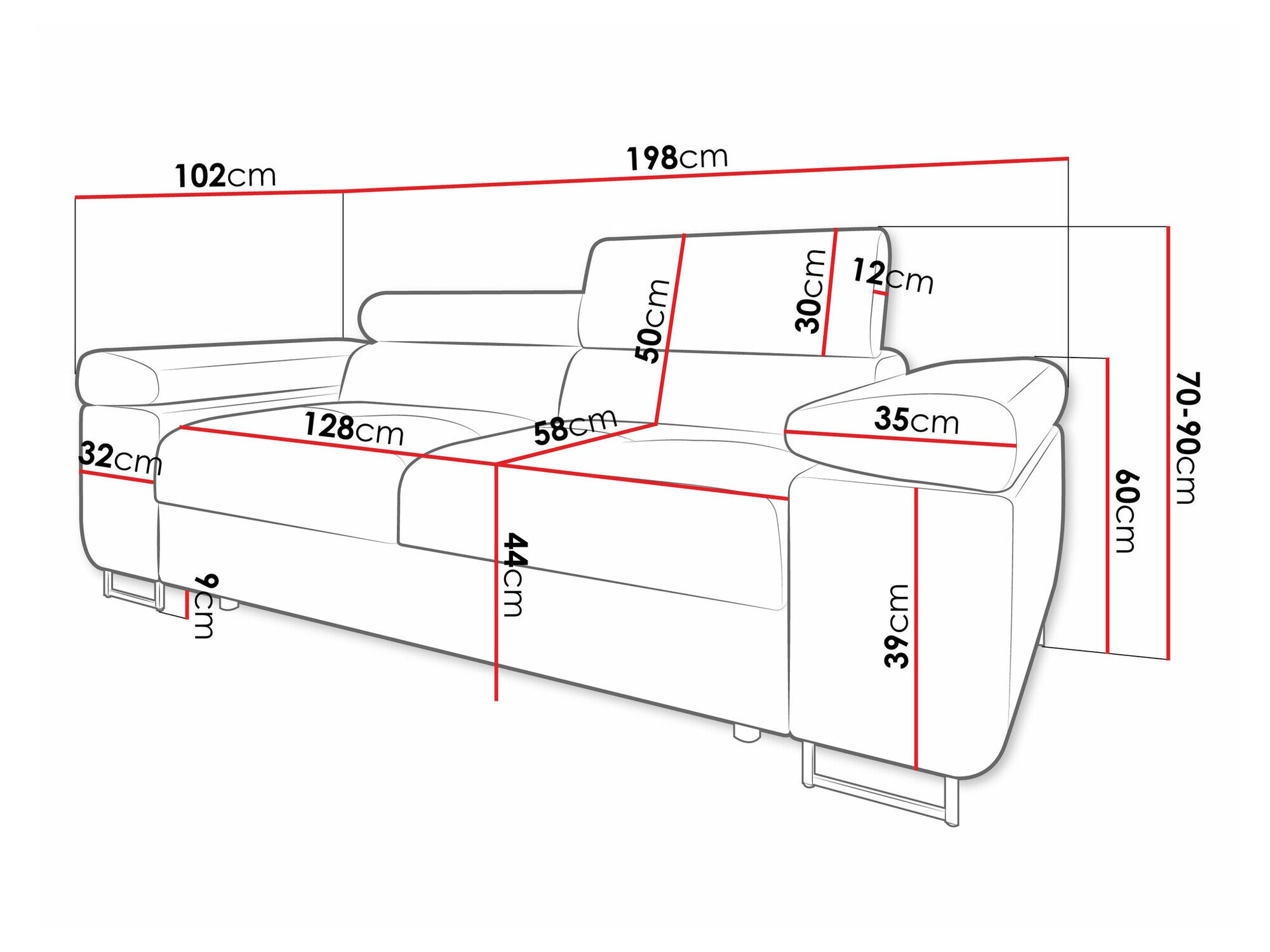 Sofa Comfivo Vinetum II (Flow 06)