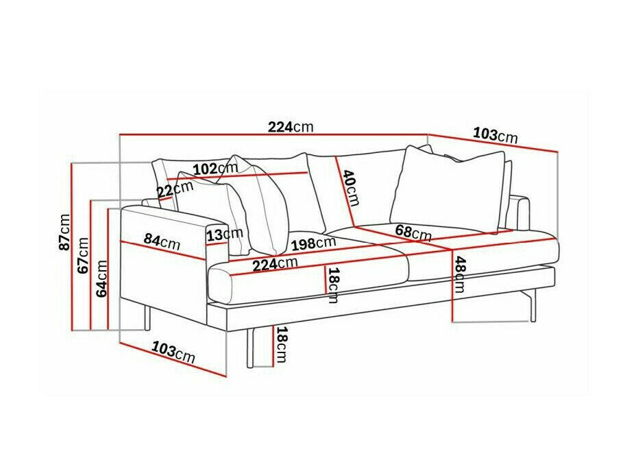 Sofa Ophliva 101 (Grande 03)