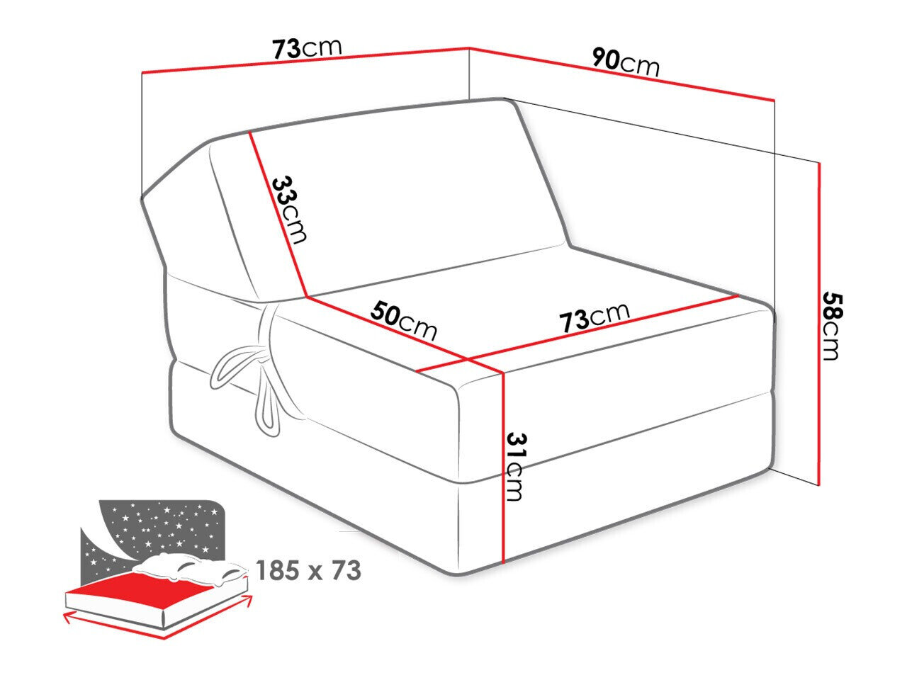Lænestol Comfivo 120 (Poso 22)