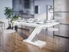 Table Goodyear 105 (Blanc brillant + Béton)