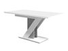 Table Goodyear 105 (Blanc brillant + Béton)