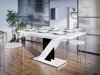 Table Goodyear 105 (Blanc brillant + Noir brillant)