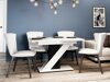 Table Goodyear 105 (Blanc brillant + Noir brillant)