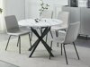 Tafel Detroit 115 (Wit marmer)