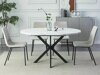 Tafel Detroit 115 (Wit marmer)