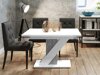 Tafel Goodyear 105 (Glanzend wit + Beton)