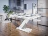 Tafel Goodyear 105 (Glanzend wit + Beton)