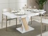 Tafel Musus (Glanzend wit + Sonoma eik)