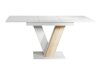 Tafel Musus (Glanzend wit + Sonoma eik)