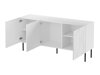Dressoir Lorelbo 100 (Wotan eik + Zwart)