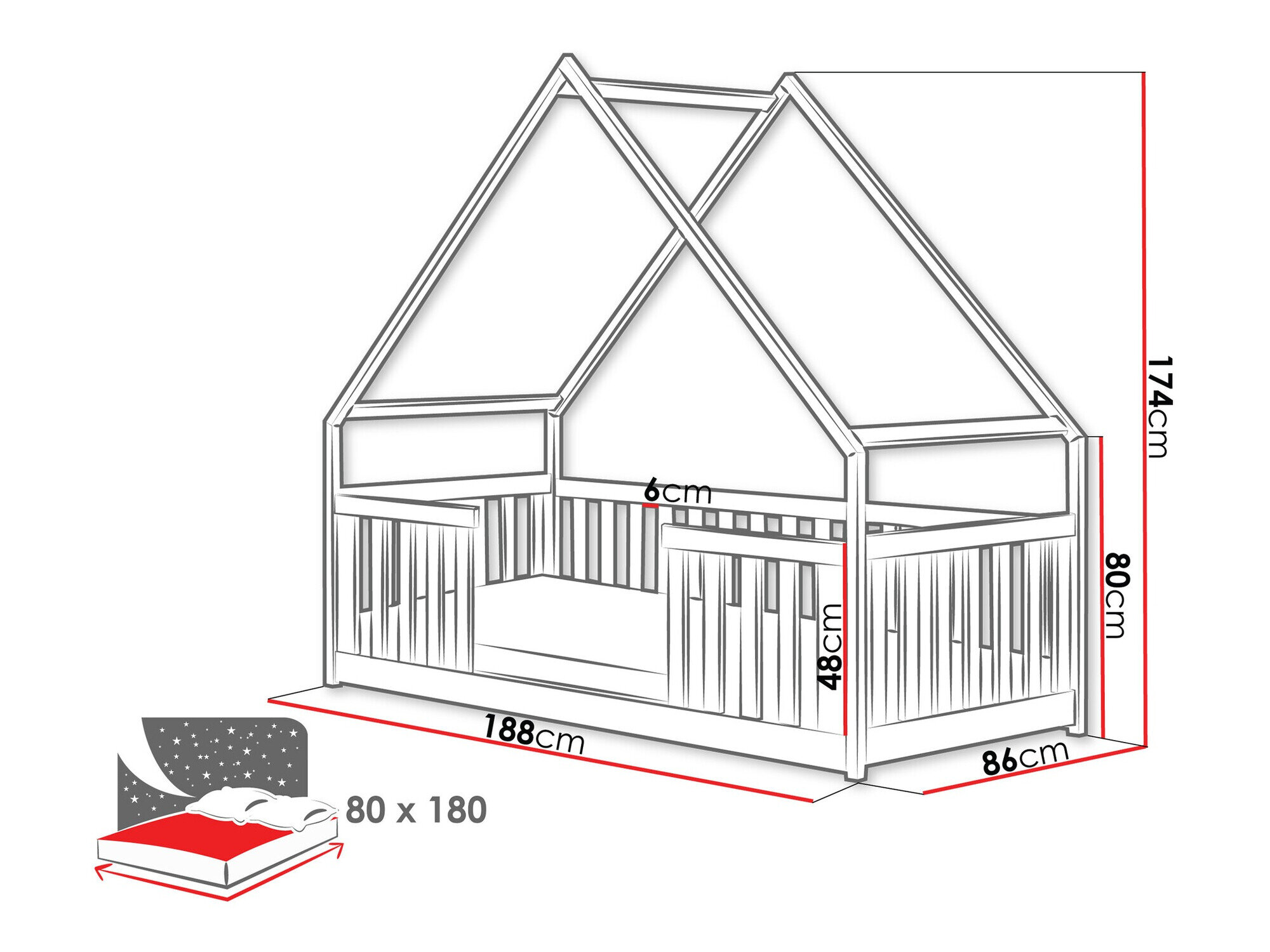 Seng Vista 114 (Fyrretræ)