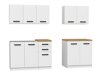 Keukenset Mandeville 240 (Mat wit)
