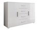 Ladekast Charlotte 118 (Wit + Glanzend wit)