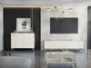 TV-meubel Comfivo Virfera 103 (Beige + Glans beige)
