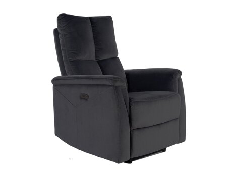 Relaxfauteuil Detroit 535 (Zwart)
