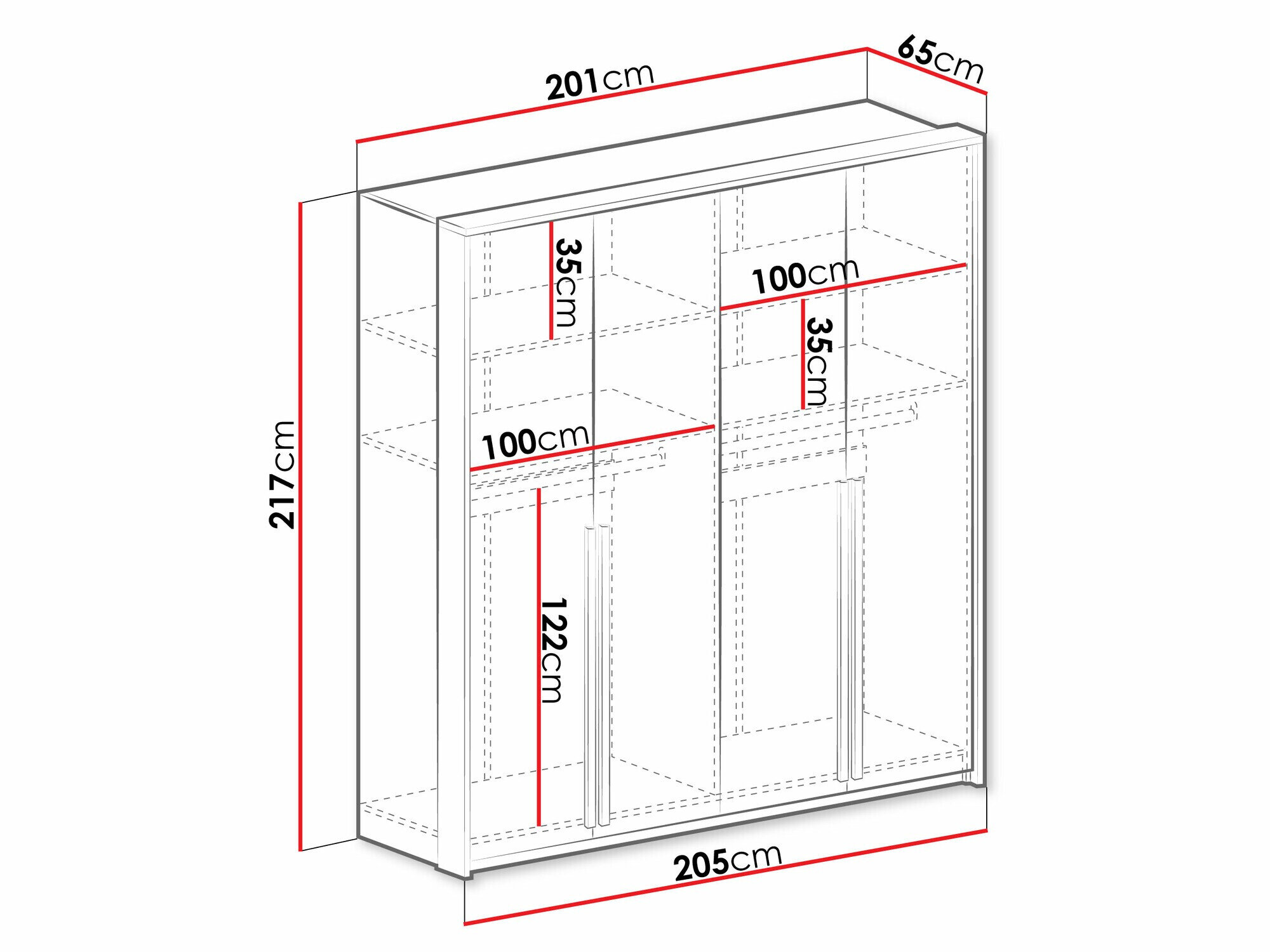 Riidekapp Calcalo 101 (Roheline)
