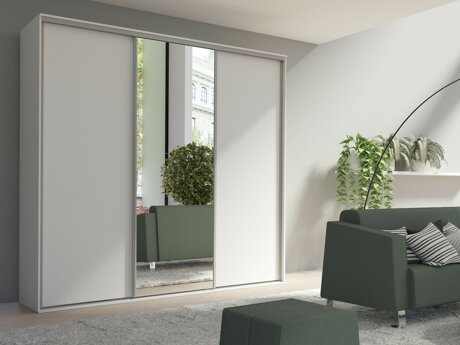 Garderobeskab Murrieta 145 (Hvid)