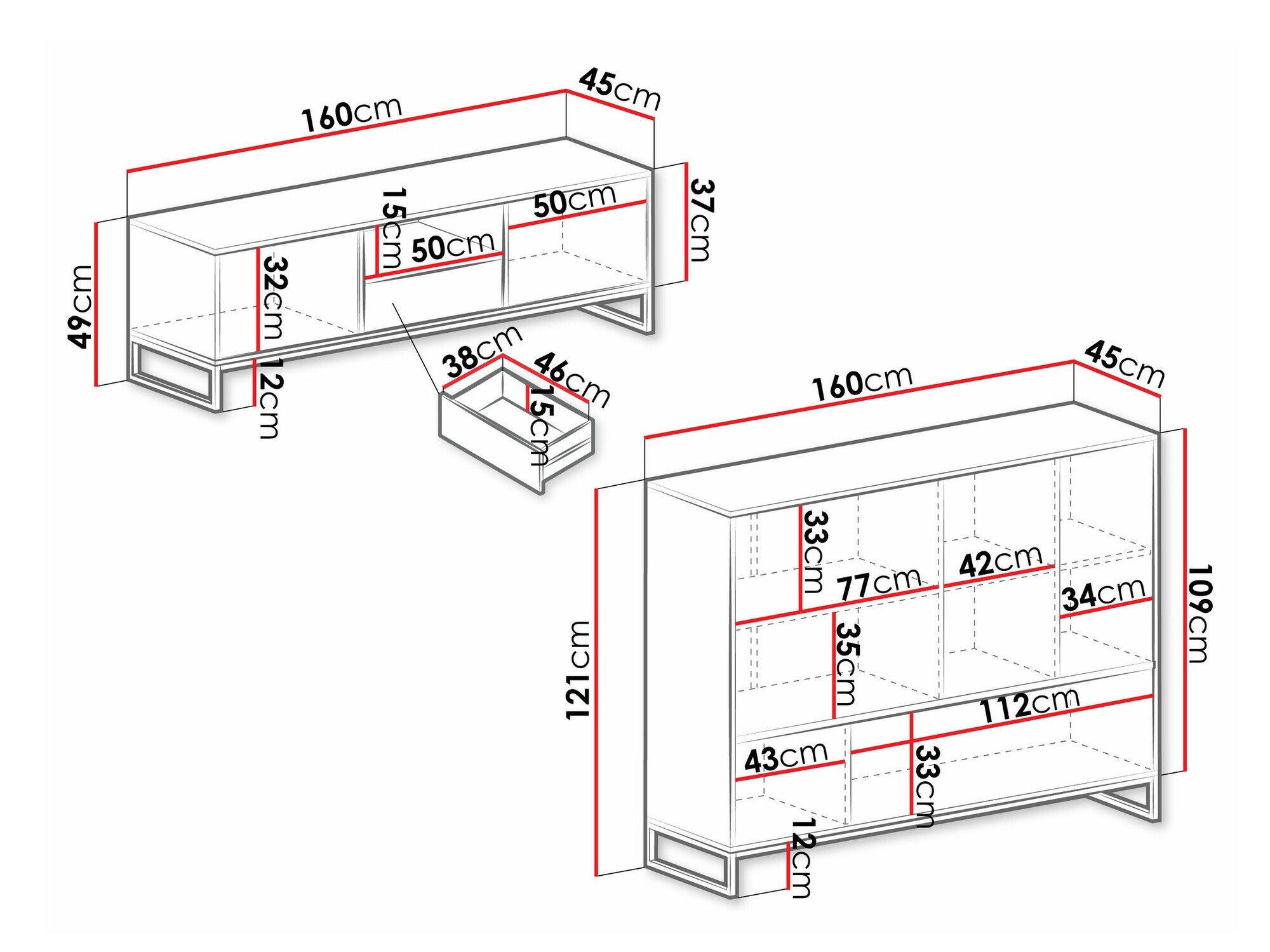 Stuemøbelsæt Calcalo 109 (Beige)