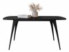 Tafel Oswego 131 (Zwart marmer)