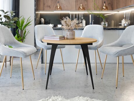 Tafel Oswego 132 (Ambachtelijke gouden eik)